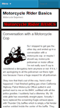 Mobile Screenshot of motorcycleriderbasics.com